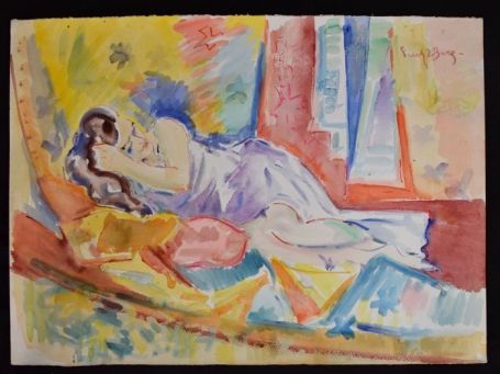 Schilderij van de Nederlandse fauvist Freek van den Berg
