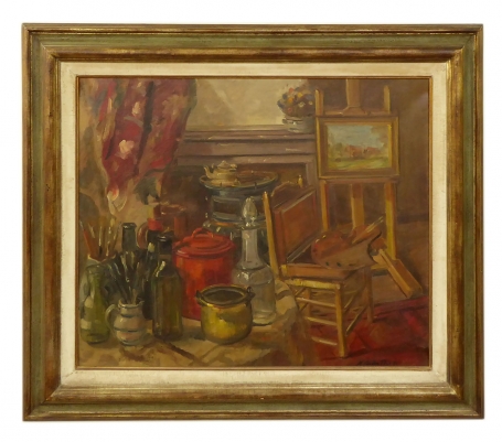 De schilder zijn atelier 1981