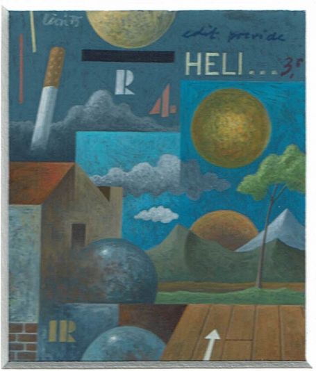 Abstract Miniatuurtje Maastricht April 1975