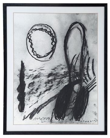 Houtskooltekening 14 10 1989