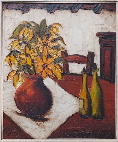 Schilderij van Marcel Beeckman op doek