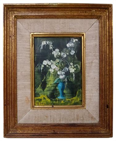 Bloemen in een surrealistische omgeving