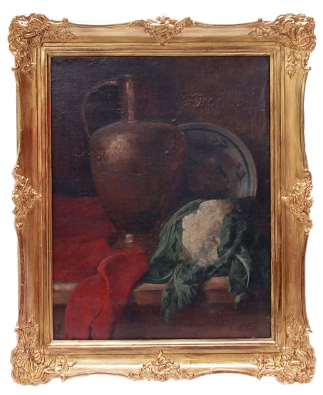 Schilderij van de Belgische schilderes Marie De Bievre