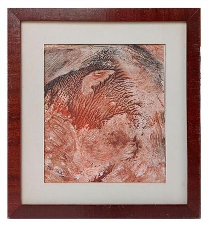 Kleine abstracte monotype