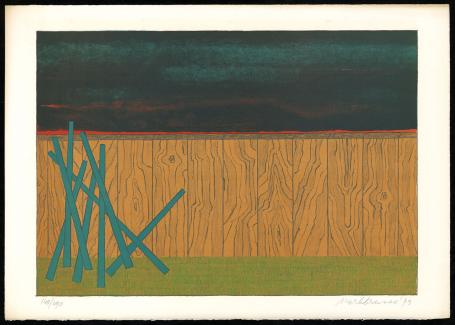 Zeefdruk, het scherm 1973  140/190