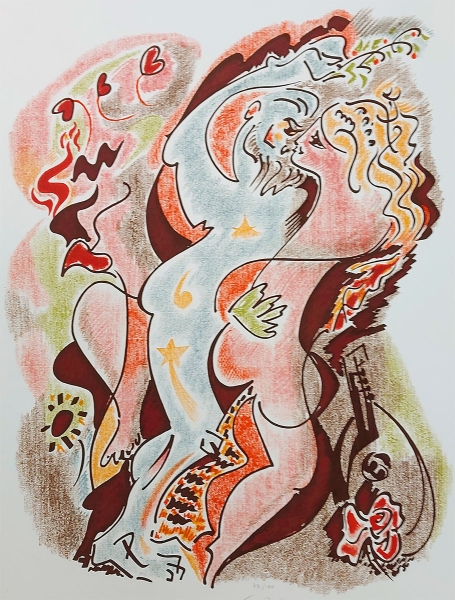 Gesigneerde litho van André Masson