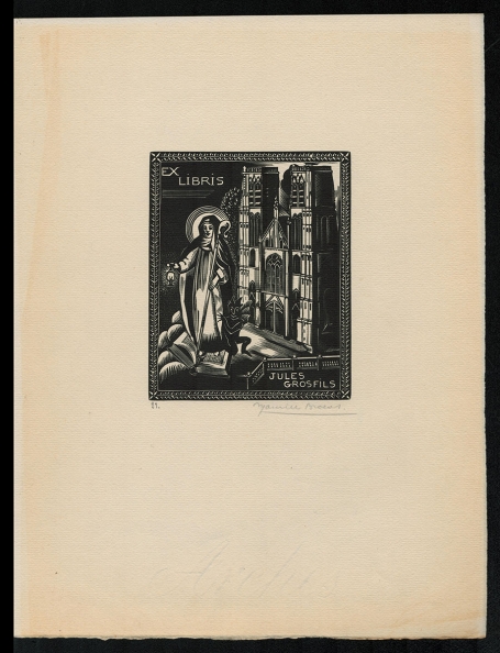 Ex-Libris Jules Grosfils 1929 21/115