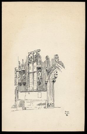 Pentekening, Bruges 1951