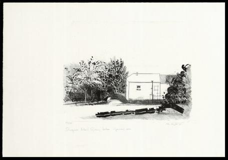 De villa, originele litho Galery Luka 1978 64/125