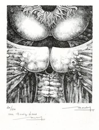 Abstractie voor Herwig Lens 20/20