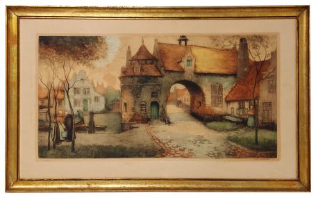 De doorgang bij de huisjes 232/350