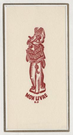 Ex libris Lucienne Marchal Mon Livre