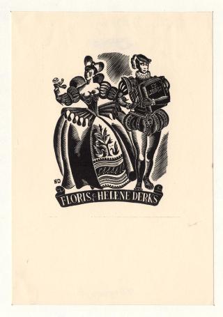 Ex libris Floris & Helene Derks