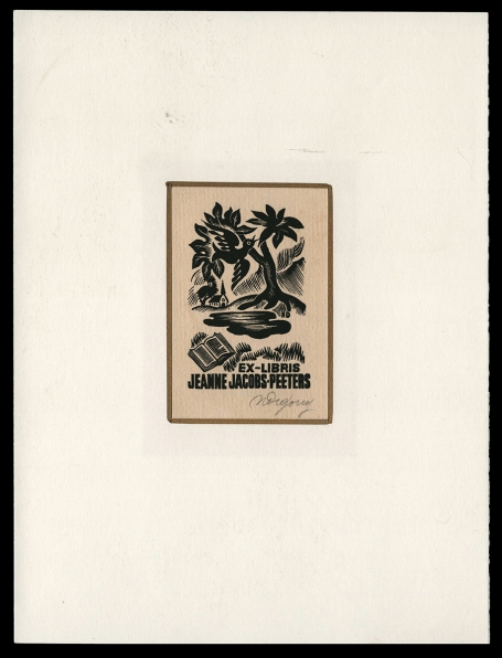 Ex libris Jeanne Jacobs-Peeters
