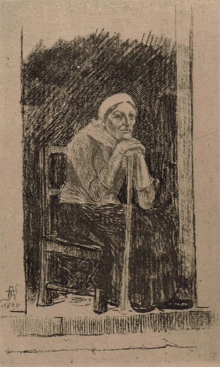 Noir épruve d'artiste 1890