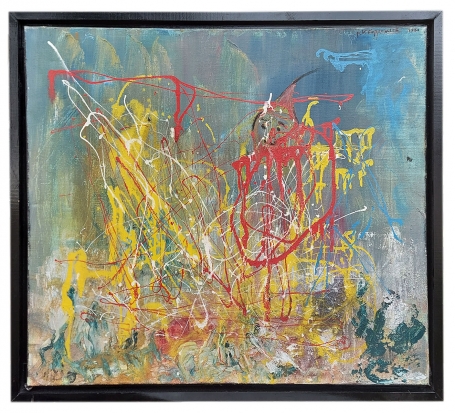 Abstract werkje mensen 1990