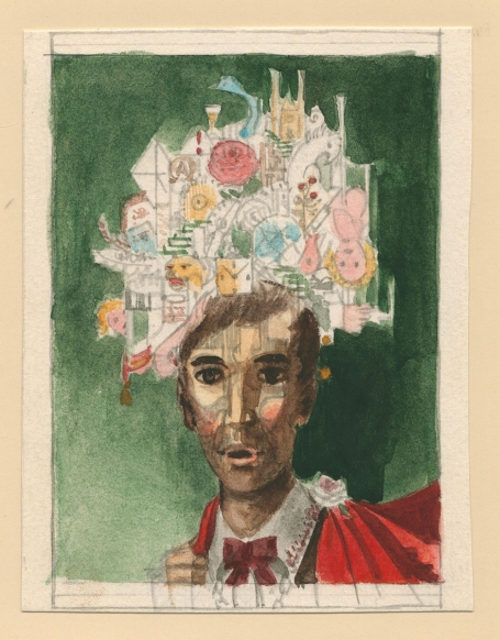 Aquarel voor "De Laureaat"