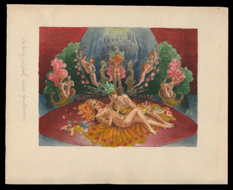 Voorstudie, Aquarel Voluptas