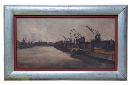 Kranen in de haven 1926