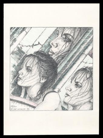 Litho 3 dames 1997 26/500
