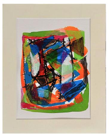 De Abstractie om de abstractie B, collage 2015