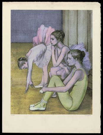 Drie meisjes op ballet 30/125