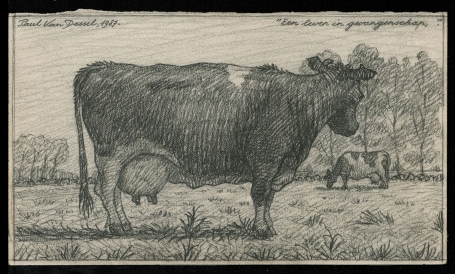 kunstwerkje van de Belgische kunstenaar Paul Van Dessel