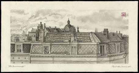 Aquarel van de Belgische kunstenaar Paul Van Dessel kopen