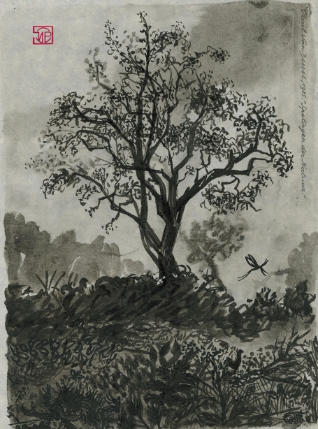 Aquarel van de Belgische kunstenaar Paul Van Dessel kopen