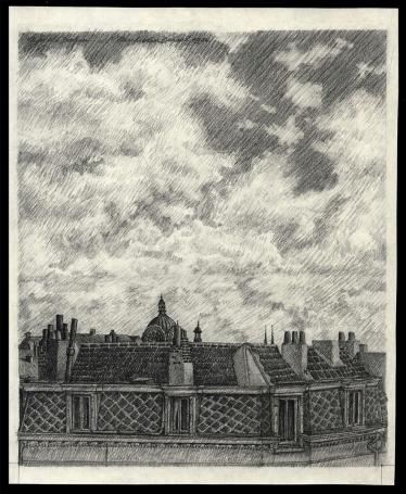 Tekening, Over de daken 1984