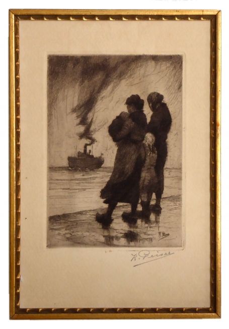 Boot op de rivier met twee vrouwen en 2 kindjes