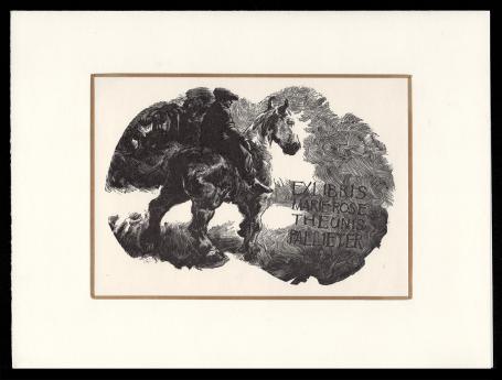 Ex libris Marie-Rose Theunis  Pallieter