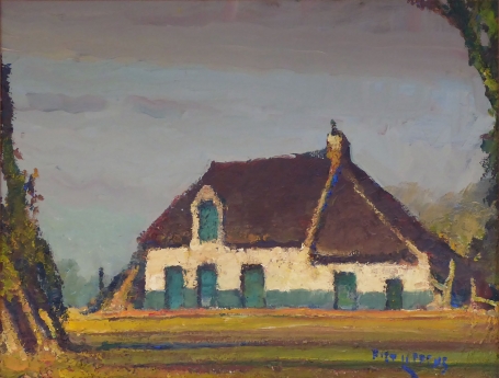 Kunstwerk van Piet Lippens kopen, boerderij