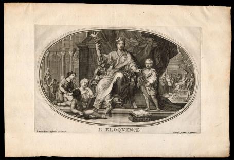 L Eloquence, Le Cabinet des Beaux Arts (...) / De Schatkamer der Vrye Konsten  (1693)