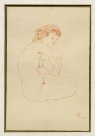Tekening van de Nederlandse kunstenaar Pieter Starreveld