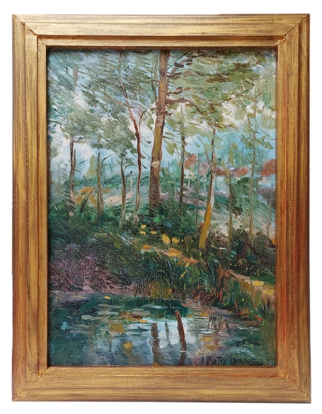 Het vennetje in het bos