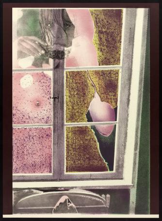 Litho 1974 Peeping out 93/99