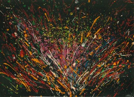 Feestroes van de Antwerpse kunstschilder W. Ponsaert