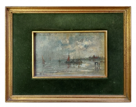 Schilderij van de Belgische schilder Edward Portielje kopen