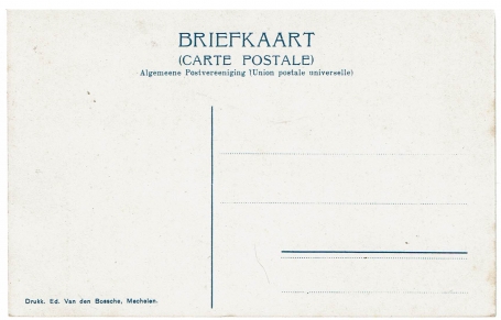 Postkaart van de Mechelse kunstenaar Alfred Ost