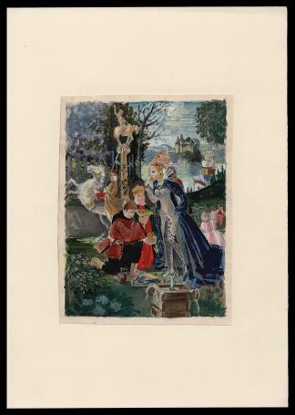 Gouache , Het aanzoek