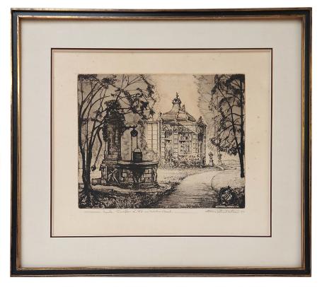 Uccle Pavillon L. XV au Wolvendael 1954