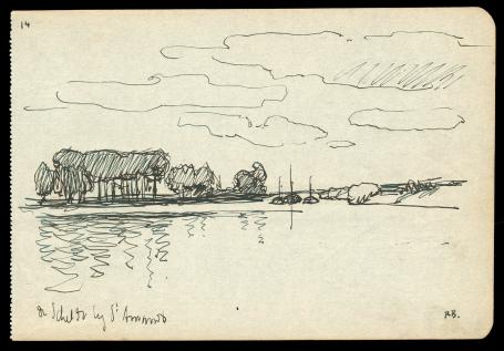 Tekening uit 1925 van Richard Richard Baseleer kopen