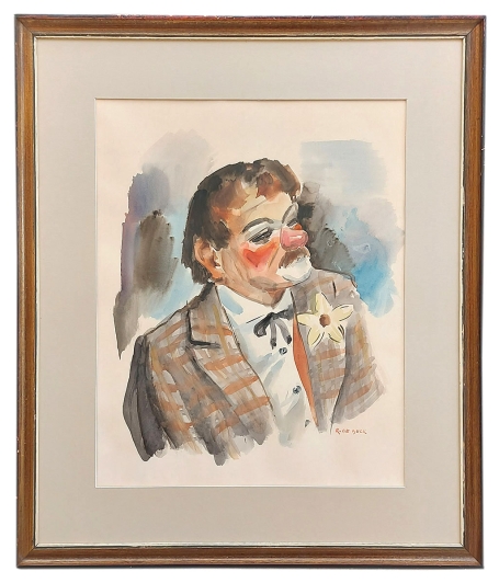 Aquarel, De misnoegde clown