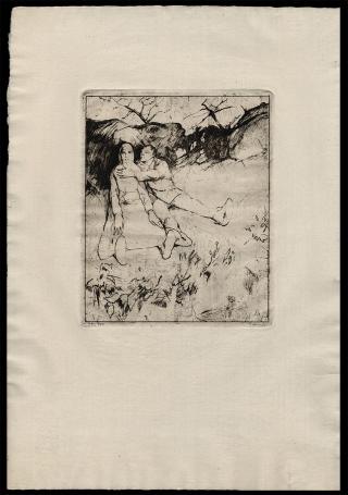 Man en vrouw rustend 32/130