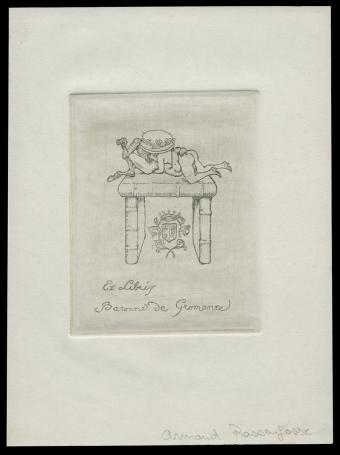Ex libris van de Belgische kunstenaar Armand Rassenfosse kopen