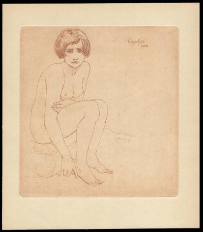Femmes 1928 7/112 Lettre Sanguine