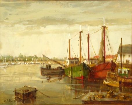 Vlaamse schilder Raymond van Hoeck