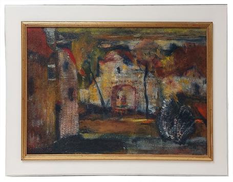 Het pleintje met een poorthuis