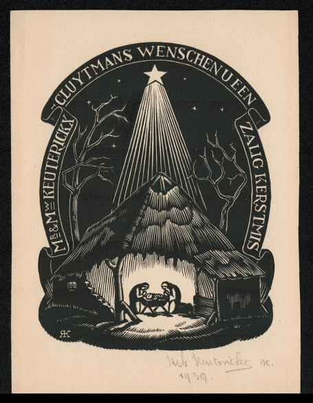 Keuterickx-Cluytmans Zalig Kerstmis 1939